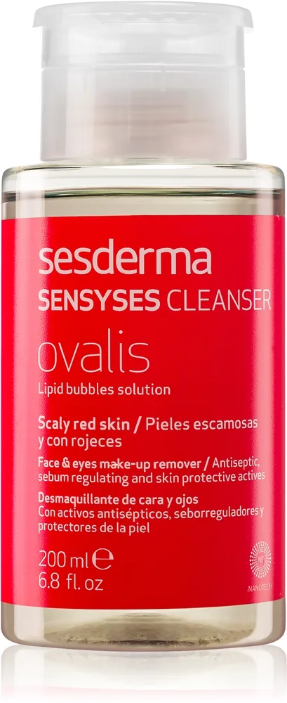 Sesderma Sensyses Cleanser Ovalis meikinpoistoaine herkälle ja punoittavalle iholle 200 ml