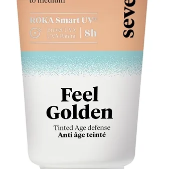 SeventyOne Feel Golden SPF30 Tonande solvätska för ansikte SPF 30 40 ml