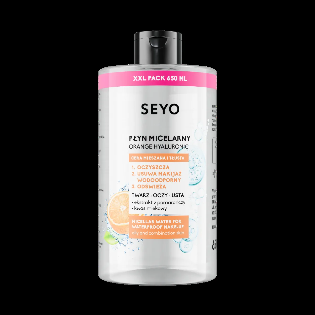 Seyo Micellar water orange 650 ml