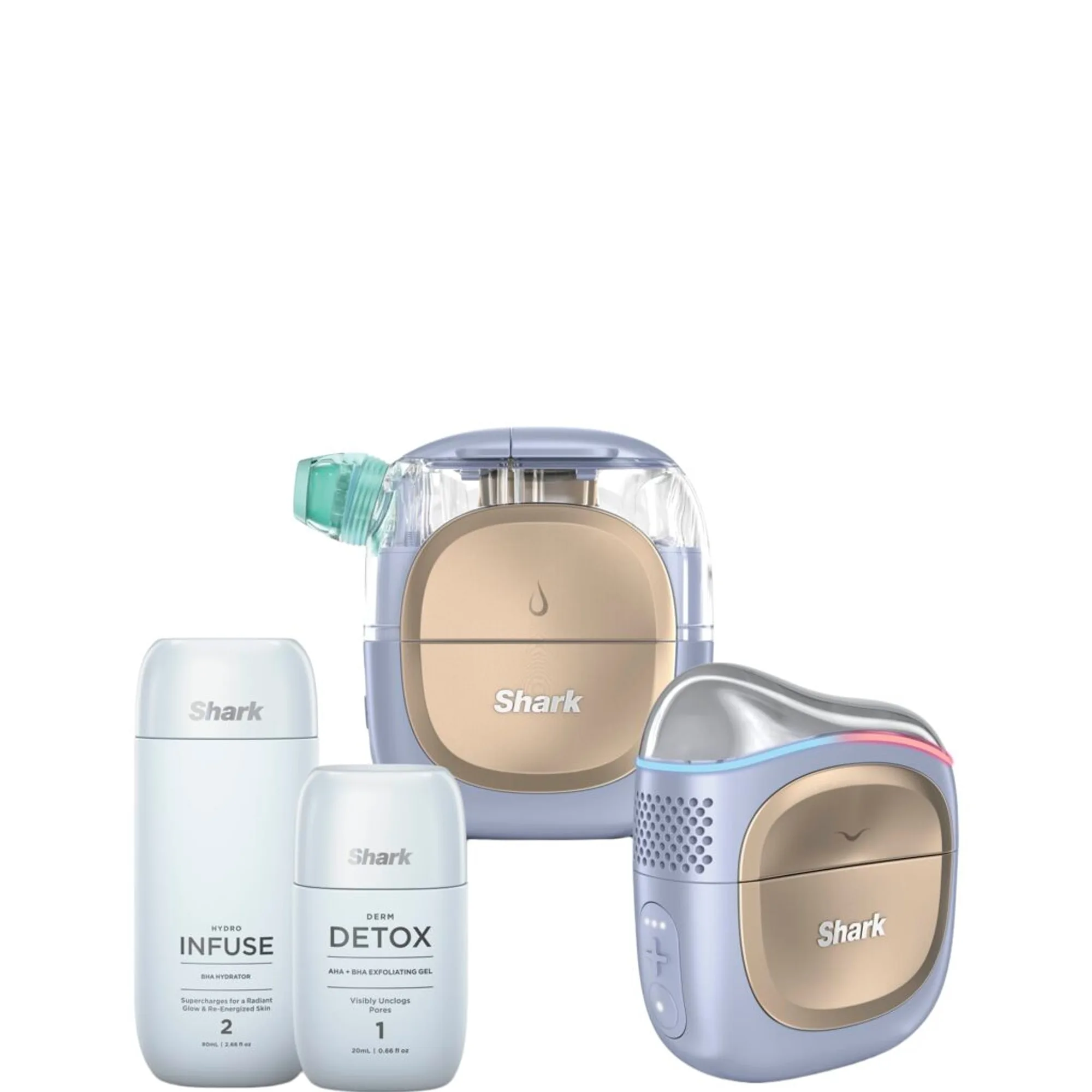 Shark Beauty FacialProGlo + Depuffi Lilac/Purple