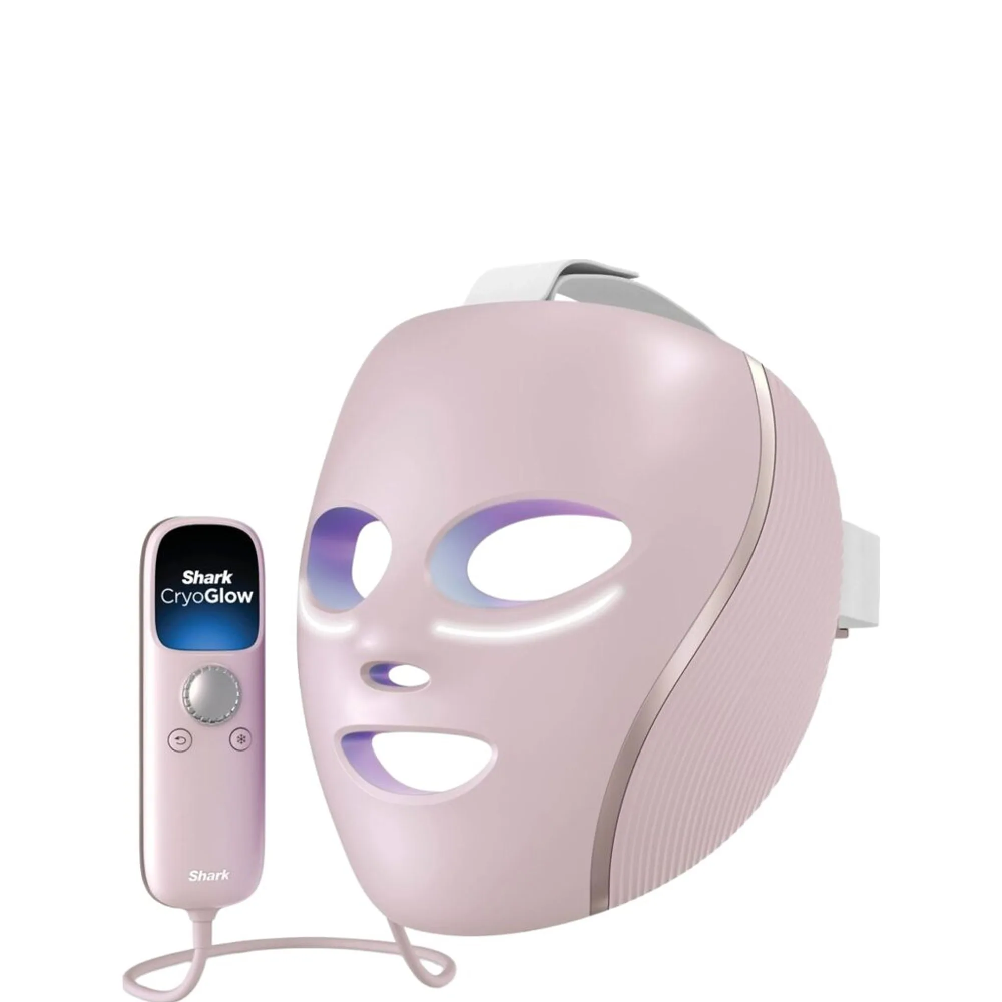 Shark FW312EU CryoGlow + LED-Maske – Rosé Glow Valoterapialaite