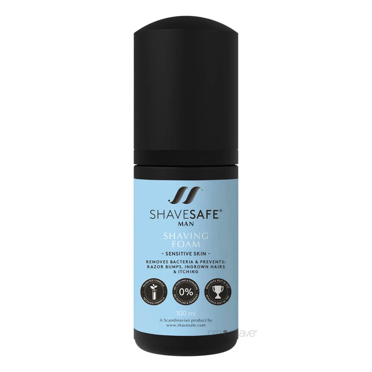 Shavesafe Man Shaving Foam Sensitiv Skin 100 ml