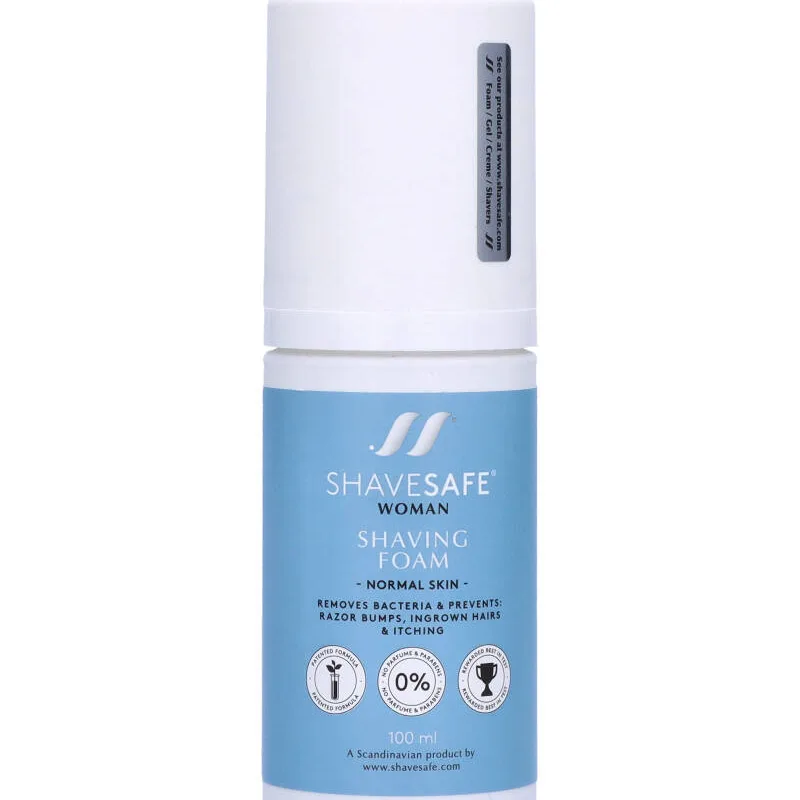 Shavesafe Woman Shaving Foam Normal Skin 100 ml