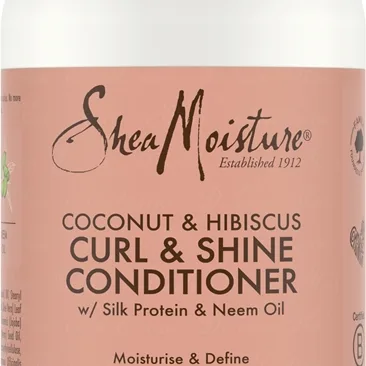 Shea Moisture Coconut & Hibiscus Balsam för lockigt hår 384 ml