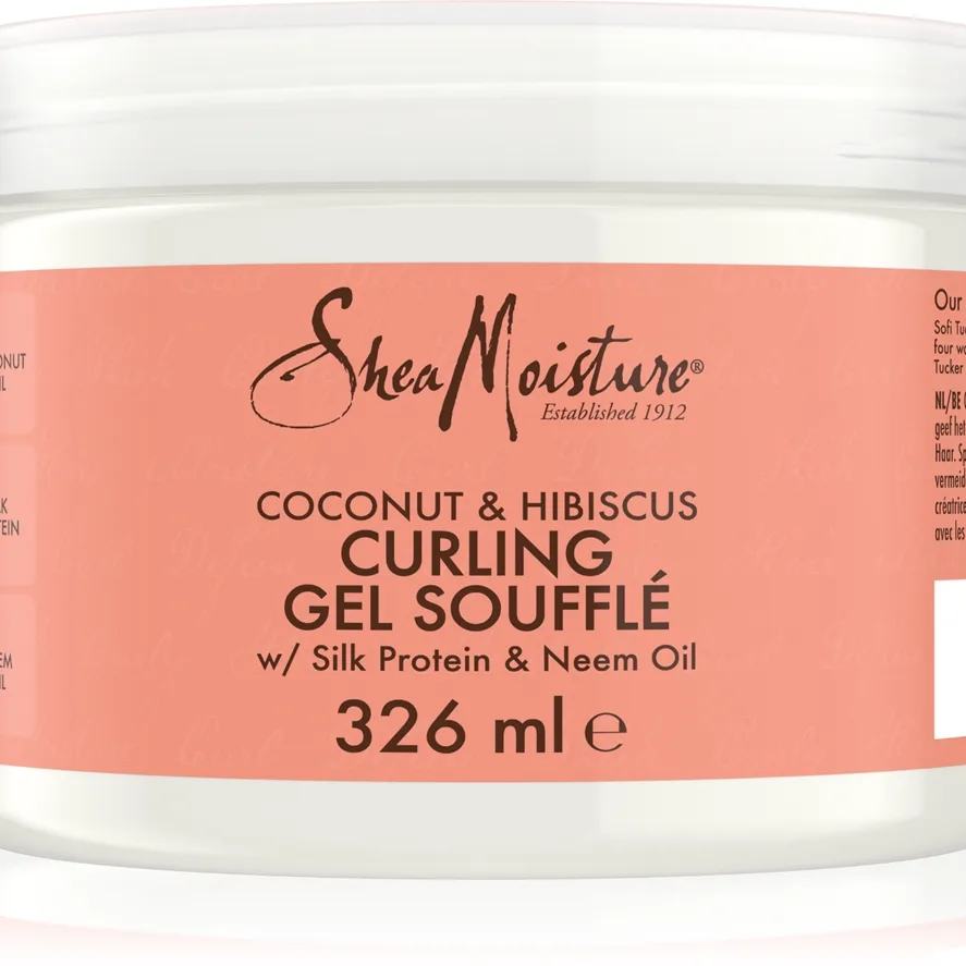 Shea Moisture Coconut & Hibiscus hiuksiin jätettävä hoito kiharille hiuksille 340 g