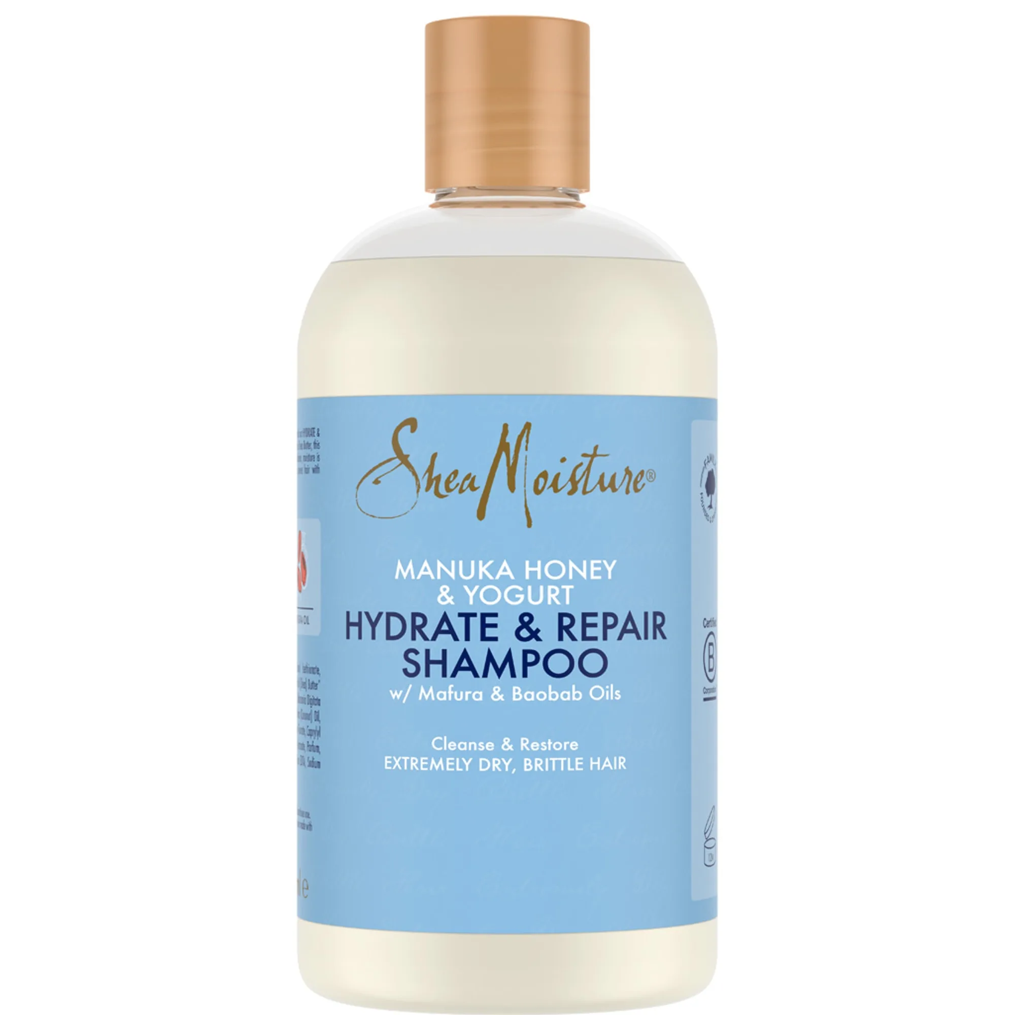 Shea Moisture Manuka Honey & Yogurt Hydrate & Repair Shampoo Schampo