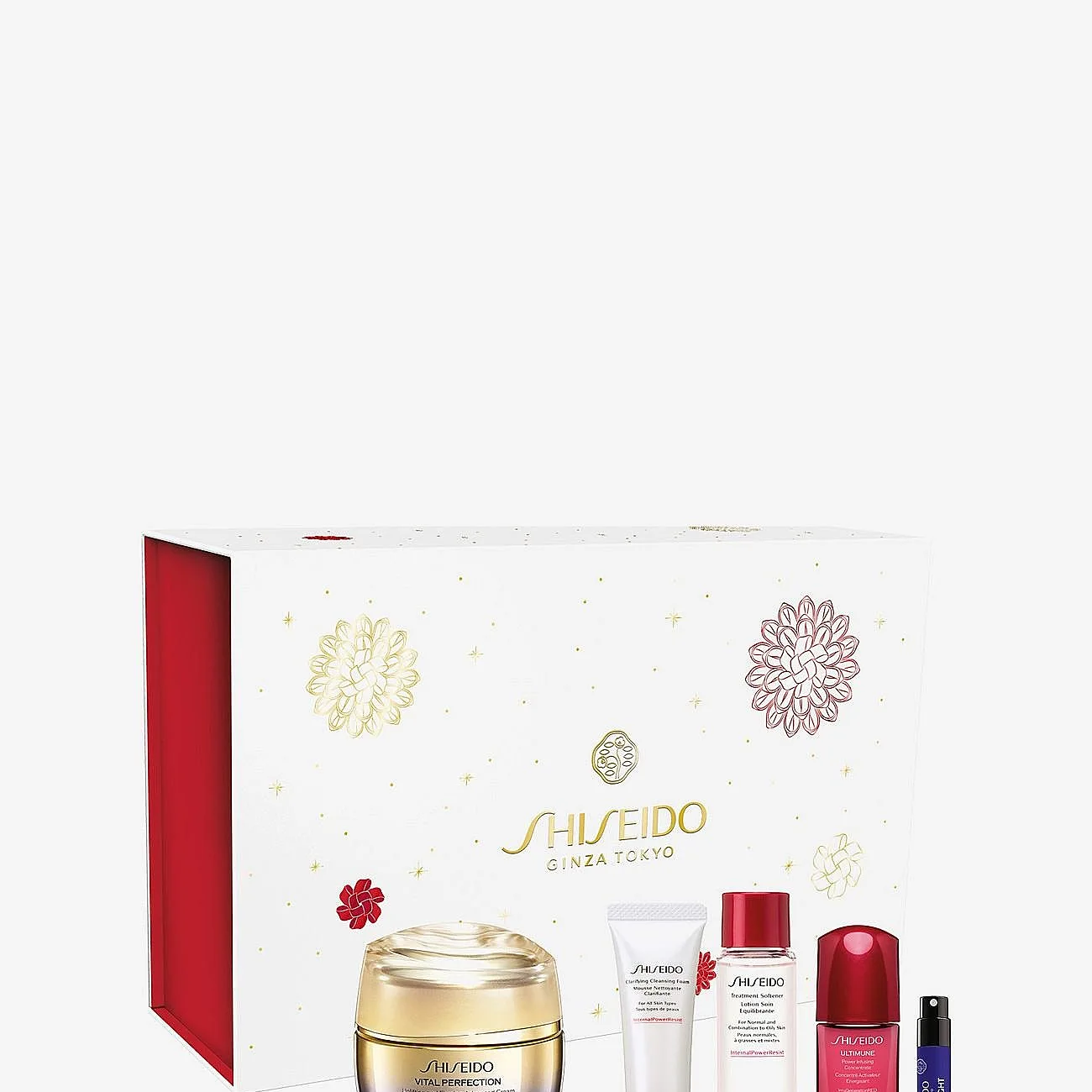 Shiseido Gift Set Vital Perfection Advanced Cream + Clarifying Foam + Softner Enriched + Ultimune Concentrate - Nude - ONE SIZE