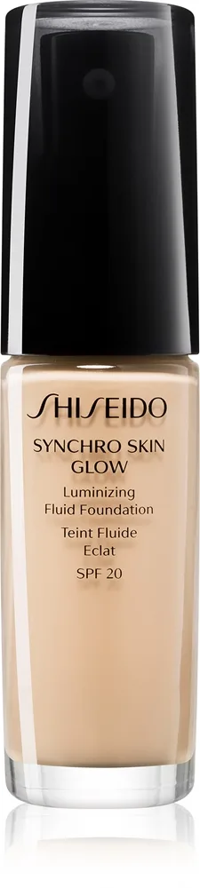 Shiseido Synchro Skin Glow Luminizing Fluid Foundation Illuminerande foundation SPF 20 Skugga Rose 3 30 ml
