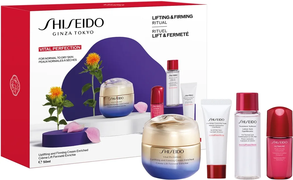 Shiseido Vital Perfection Enriched Value Set Presentförpackning För återhämtning av hudens fasthet