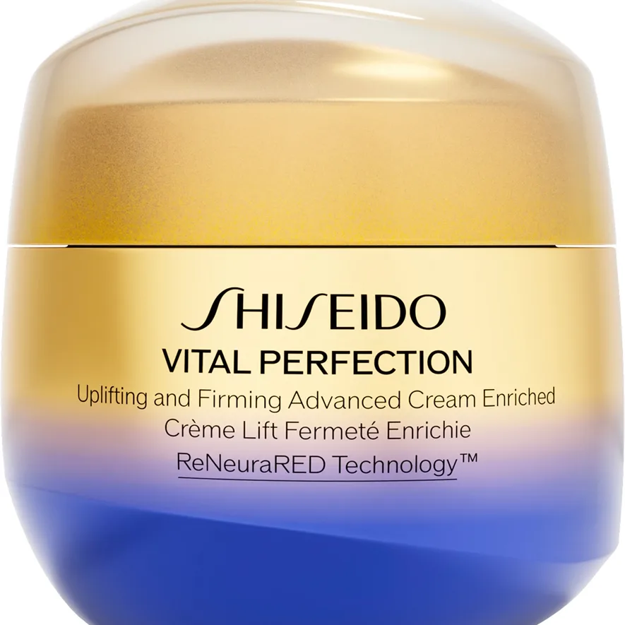 Shiseido Vital Perfection Uplifting & Firming Advanced Cream Enriched intensive festigende Tages - und Nachtcreme für trockene Haut 75 ml