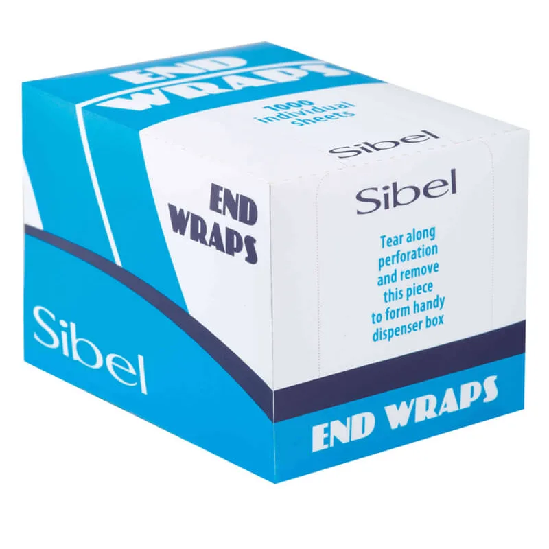 Sibel End Wraps Wave Tex Spidspapir - Ref. P002748 1000 stk.