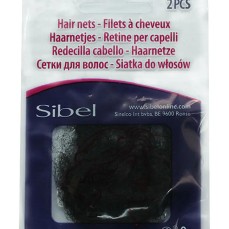 Sibel Hair Nets Black Ref. 118023302 2 stk.