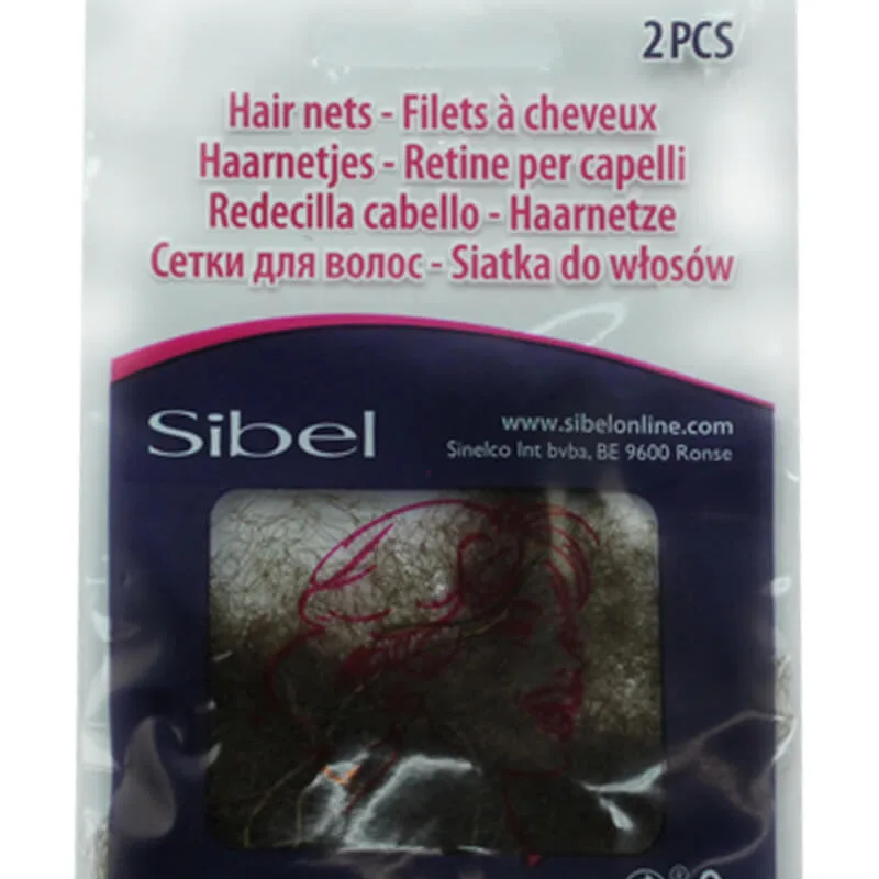 Sibel Hair Nets Light Brown Ref. 118023346   2 stk.