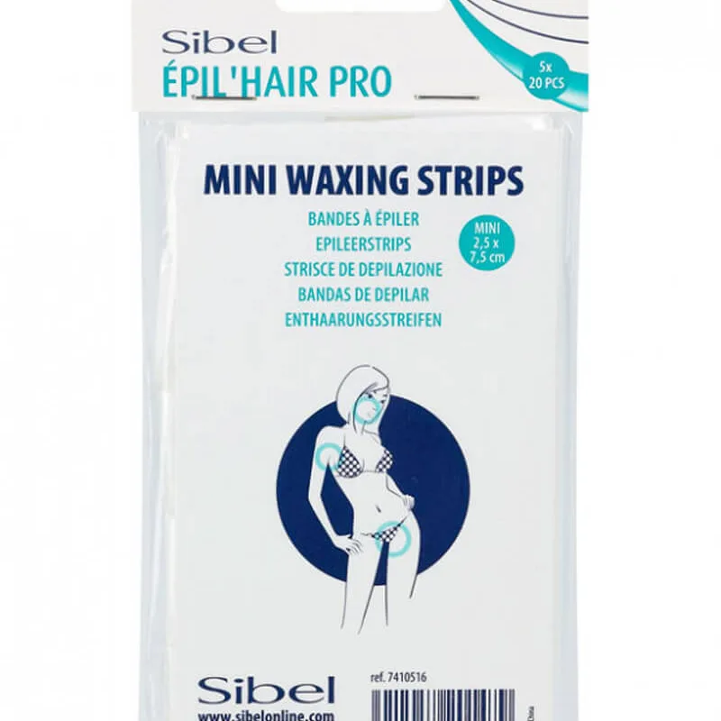 Sibel Mini Waxing Strips Ref. P001297 100 stk.