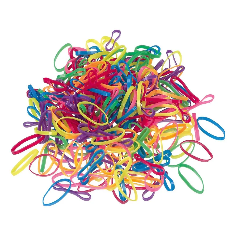 Sibel Rainbow Elastic Hair Bands Mix Art. P000619 500 stk.