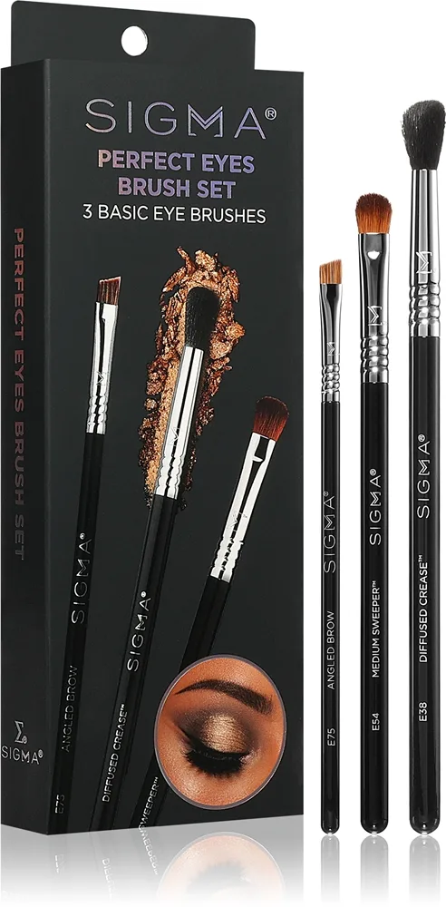 Sigma Beauty Brush Set Perfect Eyes Set av borstar för ögon och ögonbryn