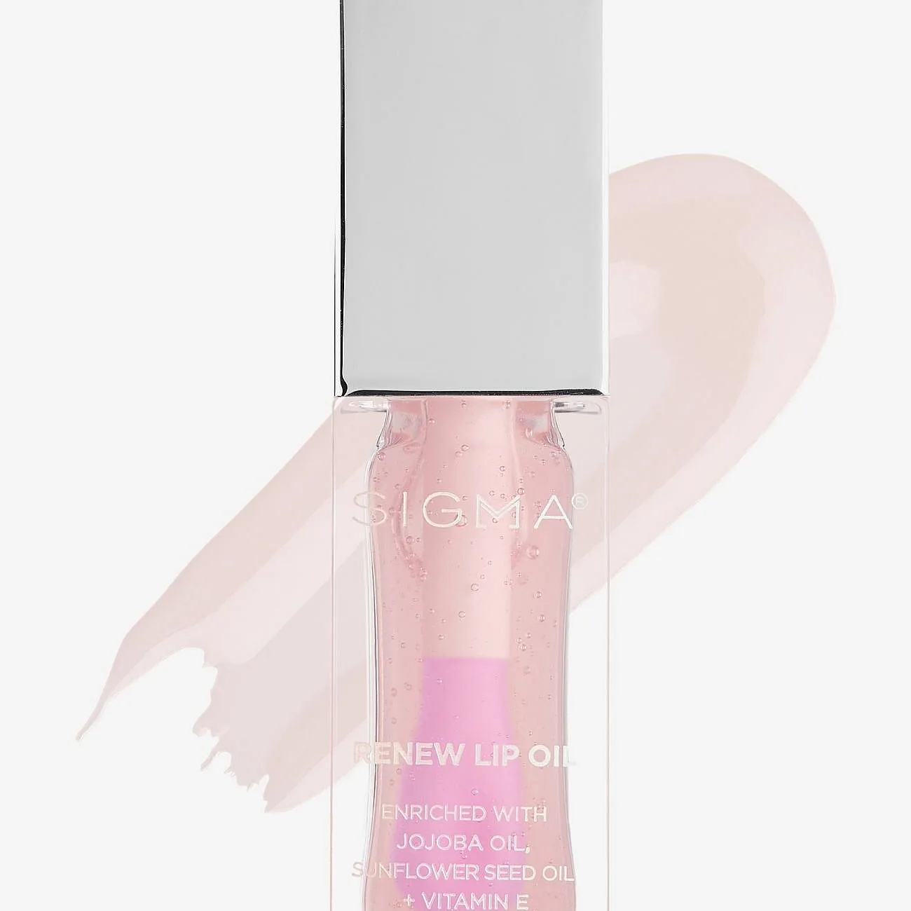 Sigma Beauty Renew Lip Oil Läppolja Tillför fukt och glans Skugga Hush 5,2 g