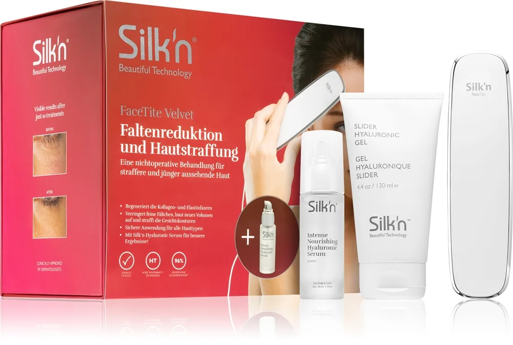 Silk'n FaceTite Velvet apparat til at udglatte og reducere rynker 1 stk.