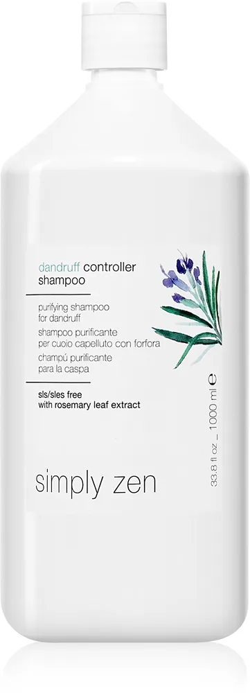 Simply Zen Dandruff Controller Shampoo puhdistava shampoo hilsettä vastaan 1000 ml