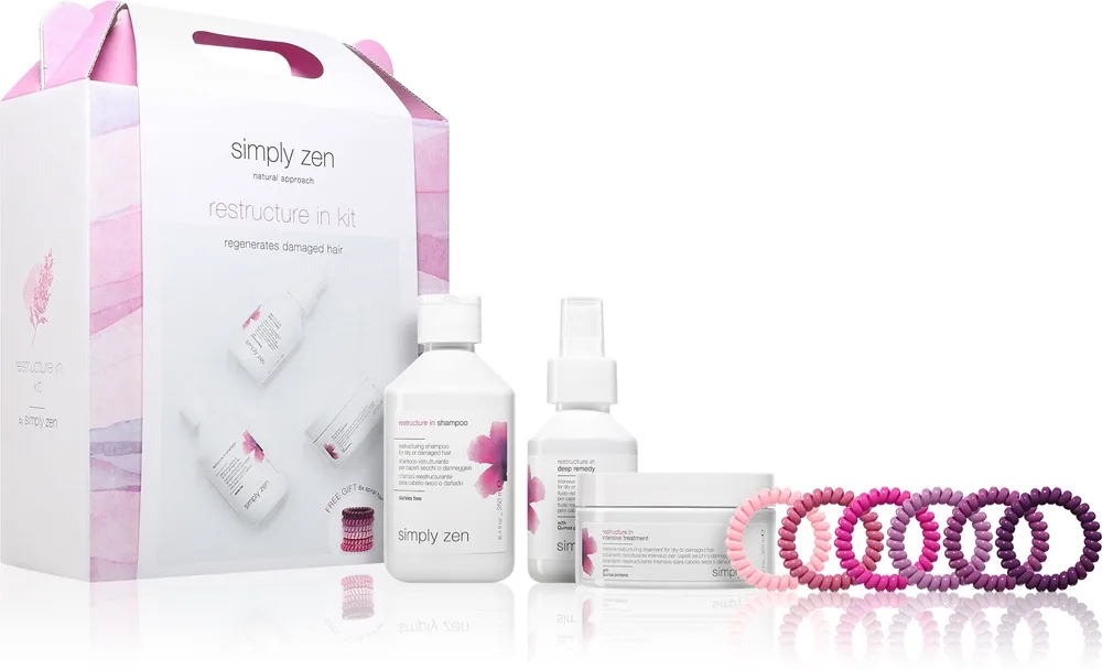 Simply Zen Restructure In kit setti kuiville ja vaurioituneille hiuksille