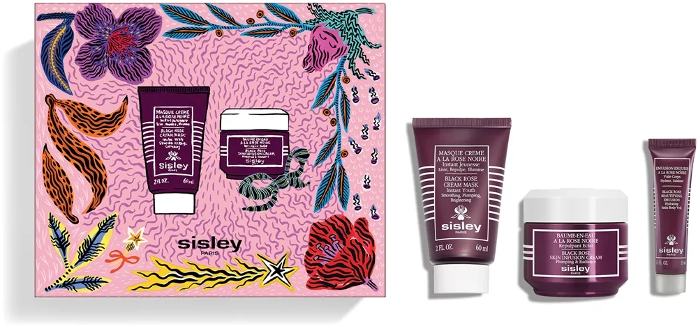 Sisley Black Rose Gift Set by Marie-Victoire de Bascher Geschenkset für ein strahlendes Aussehen der Haut limitierte Edition