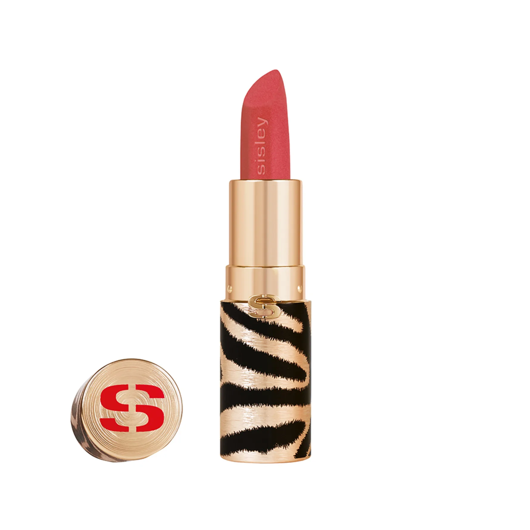 Sisley Phyto Rouge Velvet Lyxigt vårdande läppstift med matt effekt Skugga 21 Rose Pop 3 g