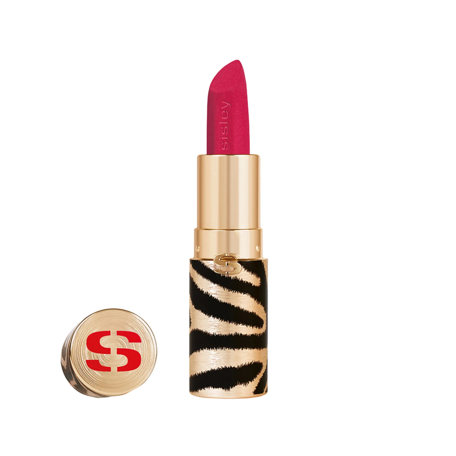 Sisley Phyto Rouge Velvet Lyxigt vårdande läppstift med matt effekt Skugga 22 Rose Punch 3 g