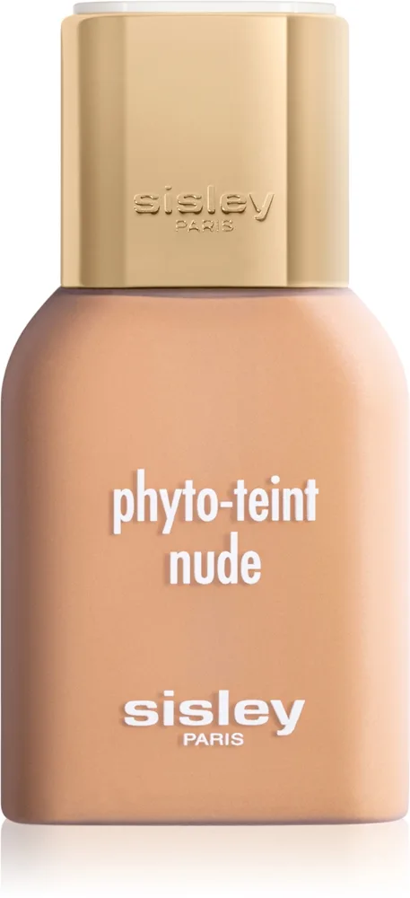 Sisley Phyto-Teint Nude glød- og fugtgivende foundation For et naturligt look Skygge 3W1 Warm Almond 30 ml