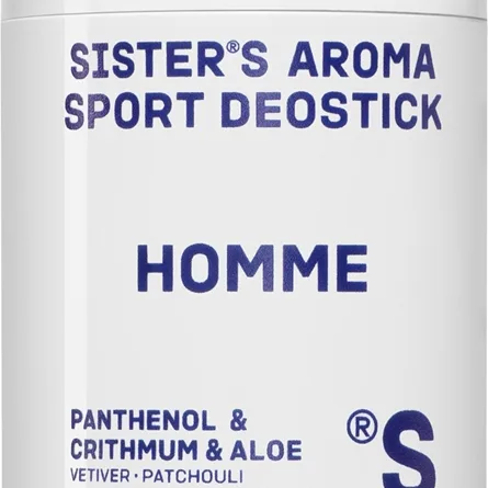 Sister's Aroma Homme Sport Deostick Deodorantstift Mot lukt och svettningar för män 50 g