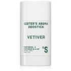Sister's Aroma Vetiver Deostick Deodorantstift Mot lukt och svettningar 50 g