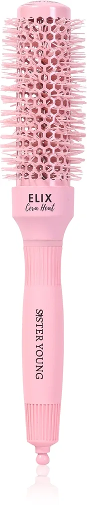 Sister Young ELIX Round Brush Cera Heat Pink Runde Haarbürste 32mm 1 St.