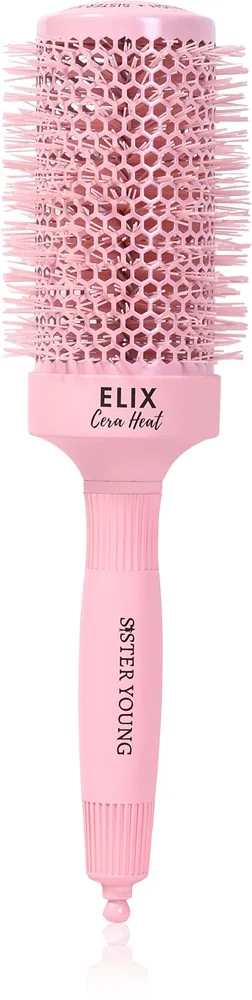 Sister Young ELIX Round Brush Cera Heat Pink Runde Haarbürste 53mm 1 St.