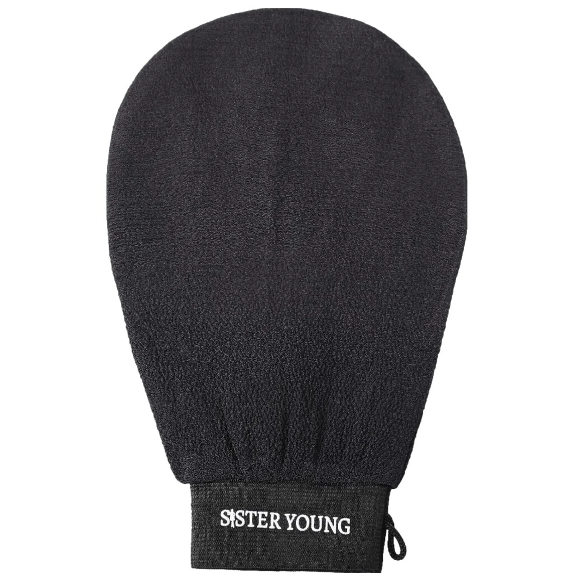 Sister Young NOVA Exfoliating Glove kuorintakäsine vartalolle Black 1 kpl
