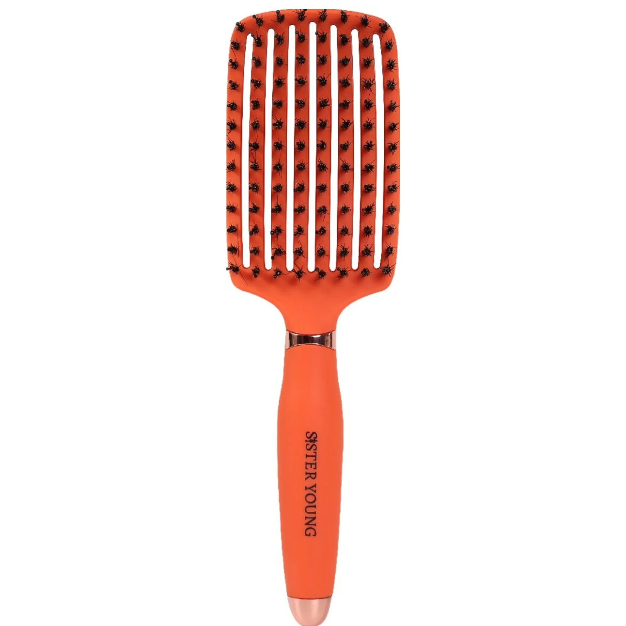 Sister Young OVIA APRICOT BV - boar bristle No tangle-børste