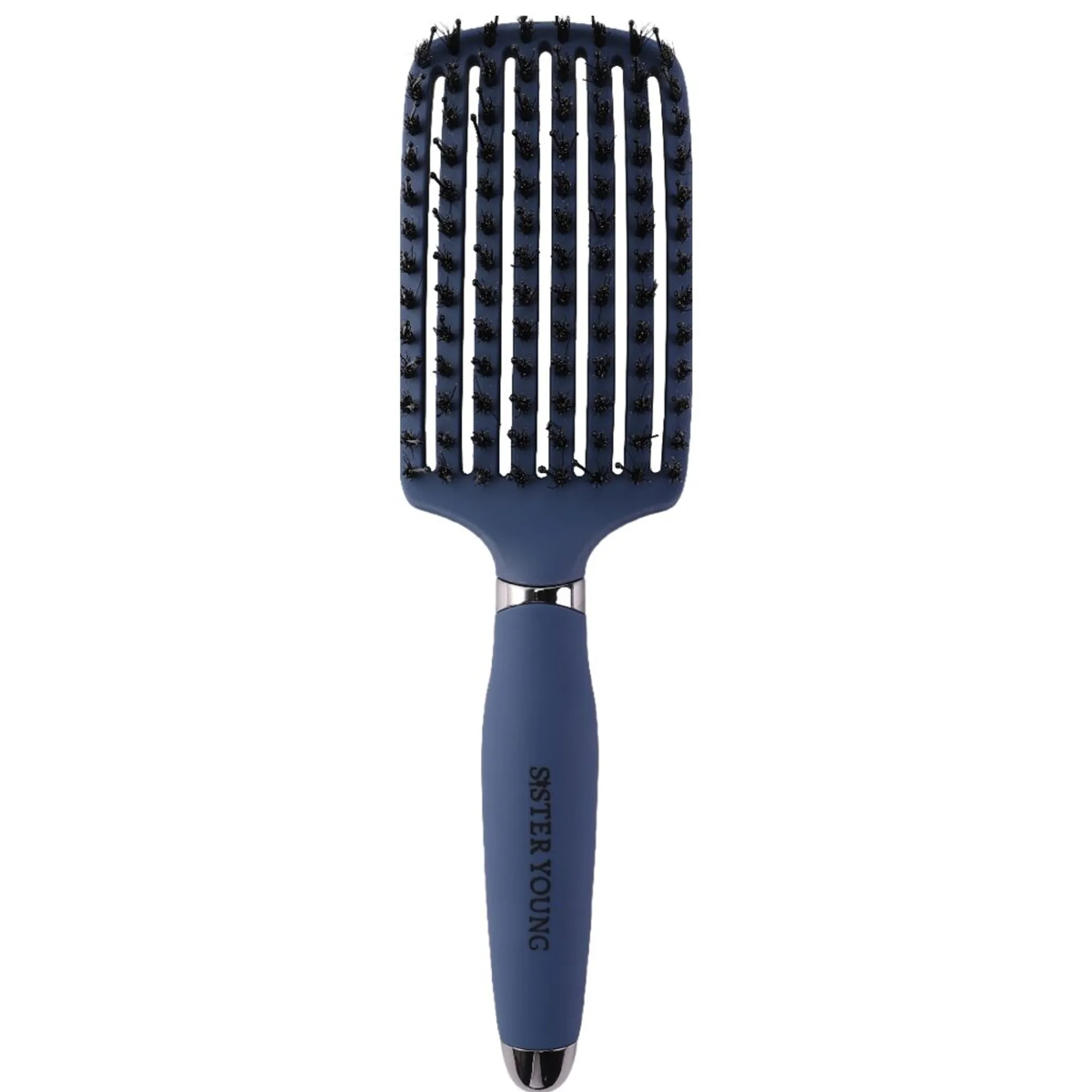Sister Young OVIA BLUE BV - boar bristle No tangle-børste