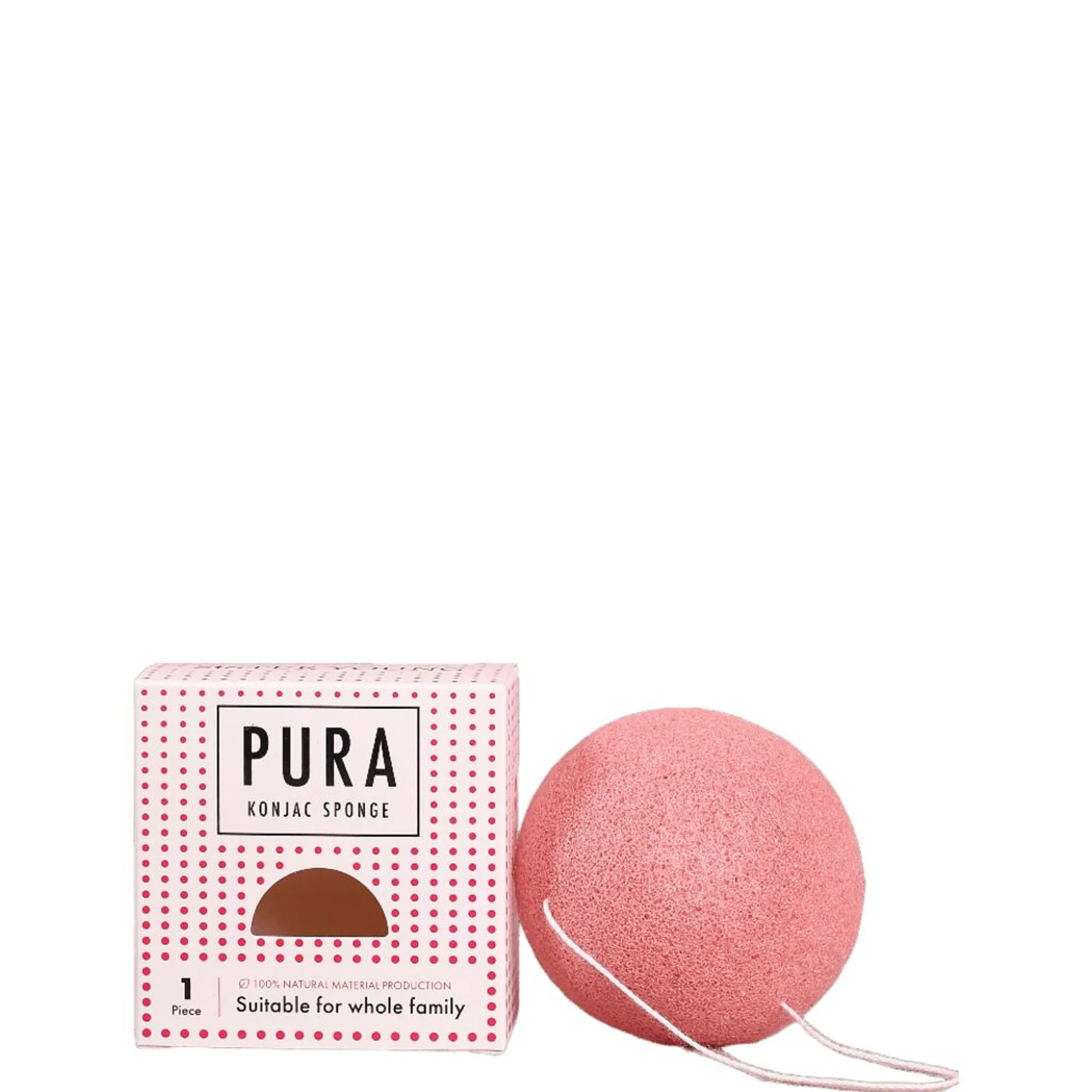 Sister Young PURA PINK konjac sponge Meikkisieni