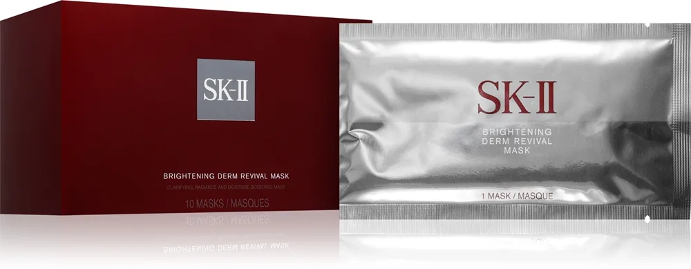 SK-II Brightening Derm Revival Mask Återfuktande och uppljusande mask med niacinamid passar alla hudtyper 10 st.