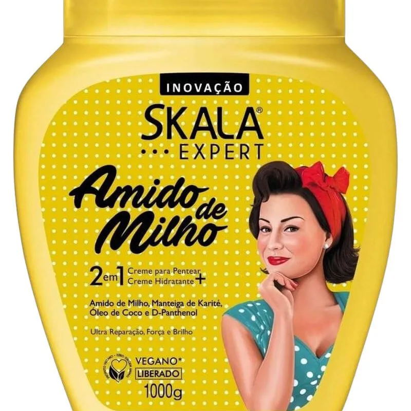 Skala Amido de Milho Hair Treatment Cream 1000 g