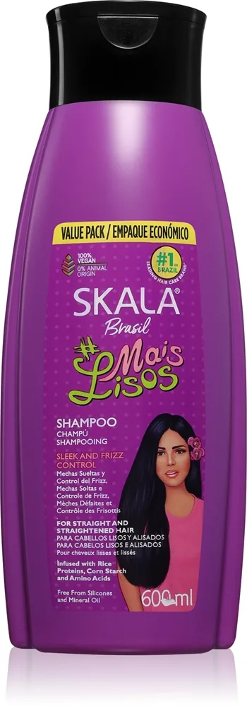 Skala Mais Lisos Schampo För att behandla krull 600 ml