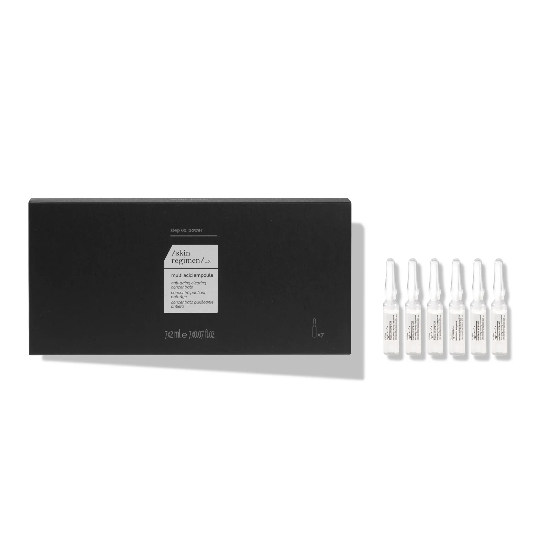 Skin Regimen Lx Multi Acid Ampoules - Nude - 7 PCS