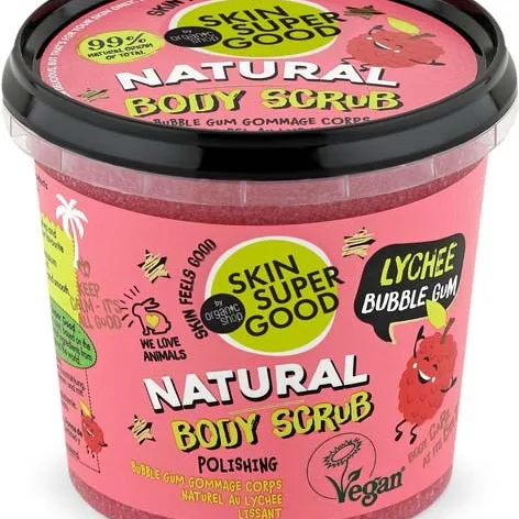 Skin Super Good Natural Body Scrub Lychee Bubble Gum 360 ml
