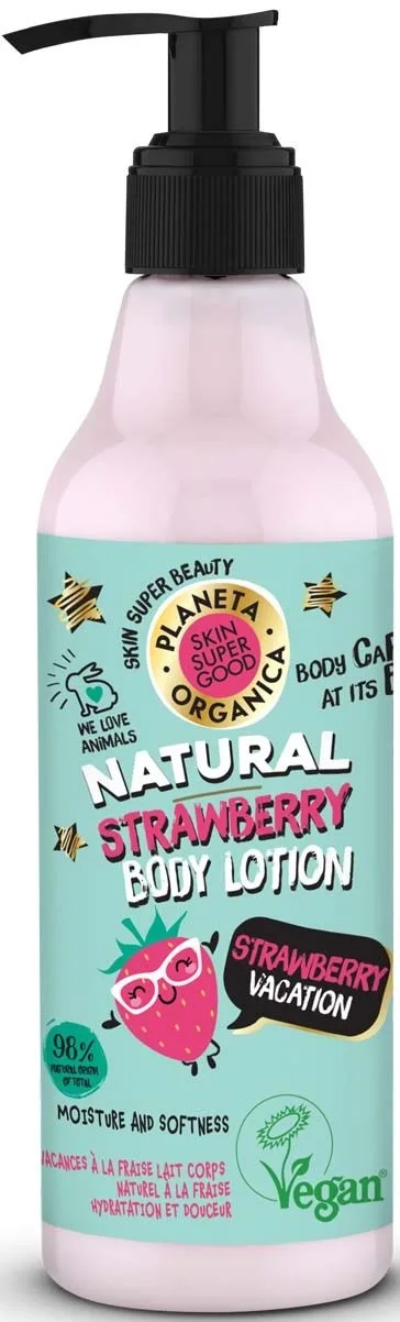 Skin Super Good Natural Strawberry Body Lotion Strawberry Vacatio