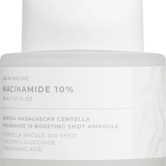 SKIN1004 Lab In Nature Niacinamide 10% Boosting Shot Ampoule Regenererande och upplysande serum med återfuktande effekt 30 ml