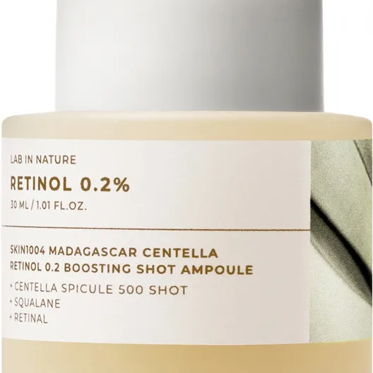 SKIN1004 Lab In Nature Retinol 0.2% Boosting Shot Ampoule regenererande antirynk-serum ökar hudens elasticitet 30 ml