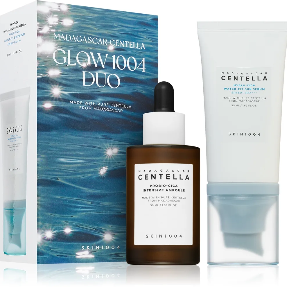 SKIN1004 Madagascar Centella Glow 1004 Duo Presentförpackning med uppljusande effekt