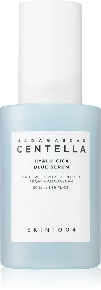 SKIN1004 Madagascar Centella Hyalu-Cica Blue Serum Intensivt återfuktande serum För att lindra och stärka känslig hud 50 ml