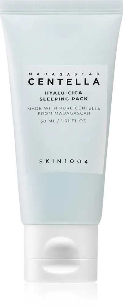 SKIN1004 Madagascar Centella Hyalu-Cica Sleeping Pack Hudperfektionerende og fugtgivende sove maske med løftende effekt 30 ml