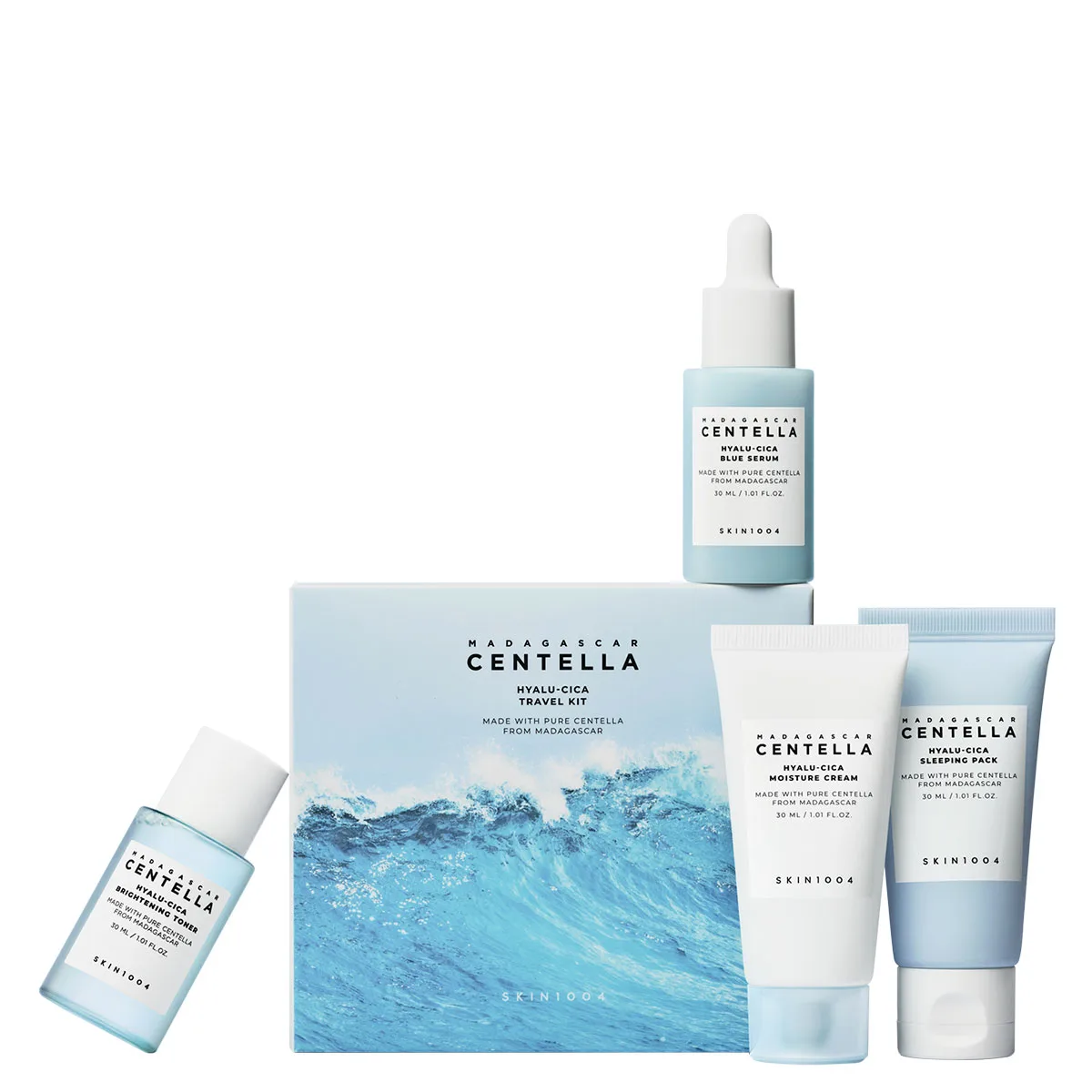 Skin1004 Madagascar Centella Hyalu-Cica Travel Kit