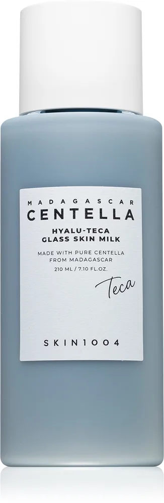 SKIN1004 Madagascar Centella Hyalu-Teca Glass Skin Milk voidemainen kasvovesi kirkastamaan ja kosteuttamaan 210 ml