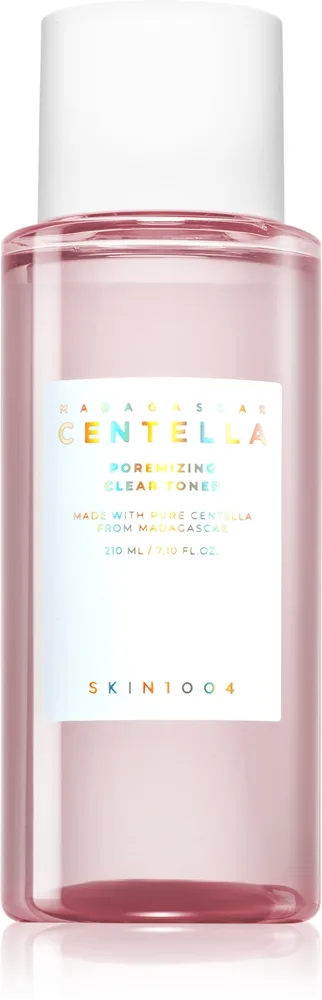 SKIN1004 Madagascar Centella Poremizing Clear Toner Mild eksfolierende toner Til at udglatte hud og formindske porer 210 ml